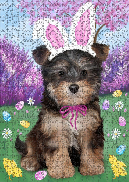 Yorkipoo Dog Easter Holiday Puzzle with Photo Tin PUZL51480