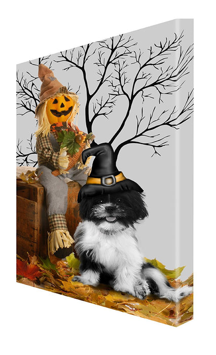 Shih Tzu Halloween Canvas 18 x 24