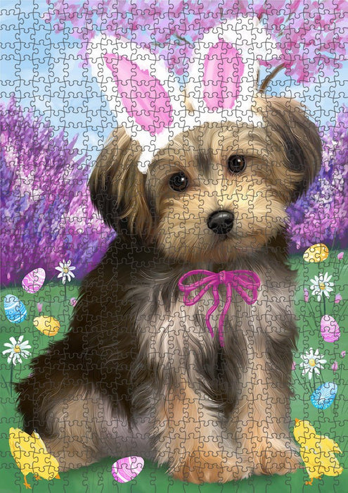 Yorkipoo Dog Easter Holiday Puzzle with Photo Tin PUZL51465