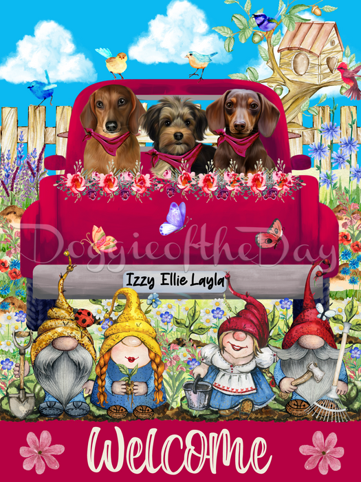 Personalized House-Flag Valarie