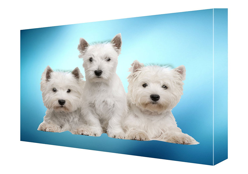 West Highland White Terrier Canvas 18 x 24