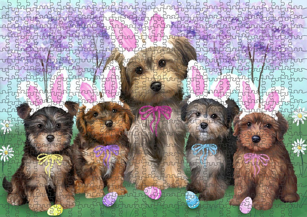 Yorkipoos Dog Easter Holiday Puzzle with Photo Tin PUZL51468