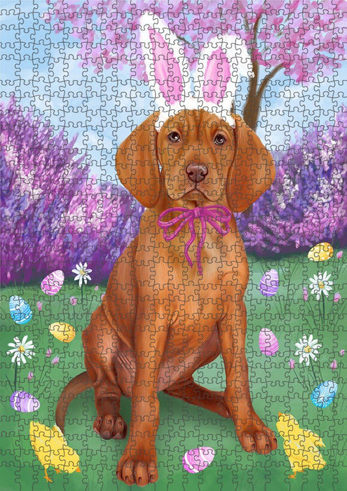 Vizsla Dog Easter Holiday Puzzle with Photo Tin PUZL51444