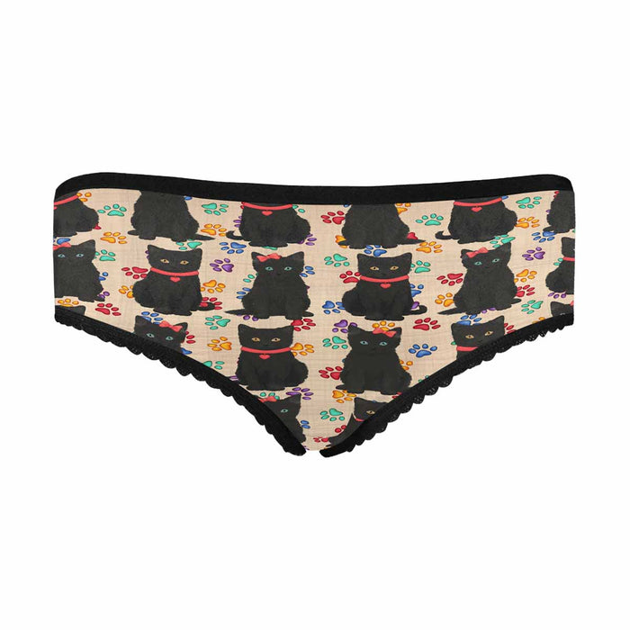 Black Cats Red  Women&#039;s All Over Print Classic Briefs