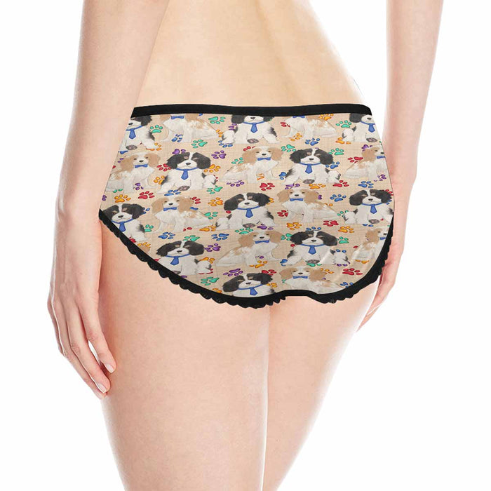 Cavalier King Charles Spaniel Dogs Blue  Women&#039;s All Over Print Classic Briefs