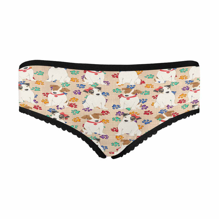 Jack Russell Terrier Dogs Red  Women&#039;s All Over Print Classic Briefs