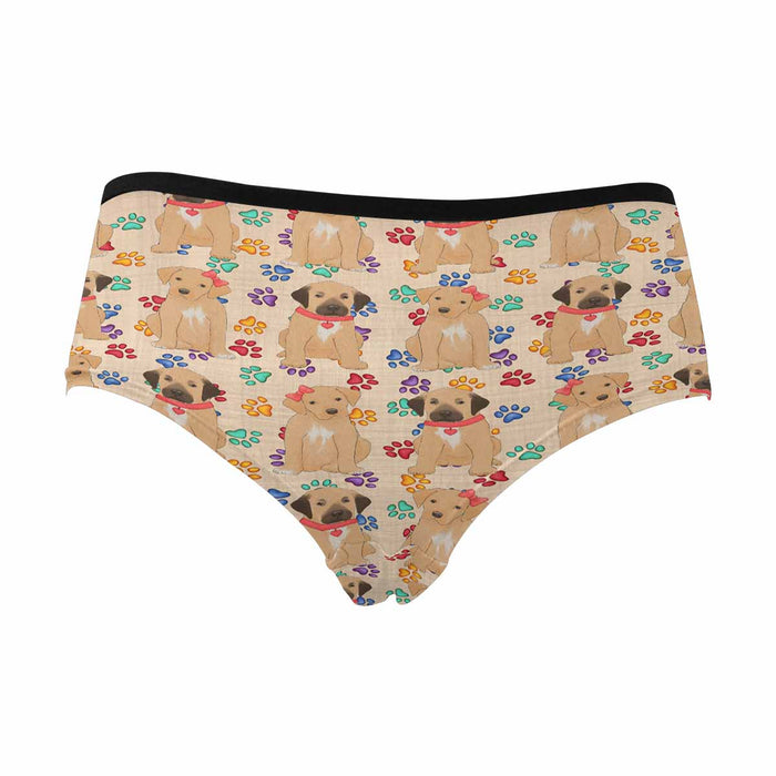 Rhodesian Ridgeback Dogs Red  Women&#039;s High Waist Briefs (Model L26)