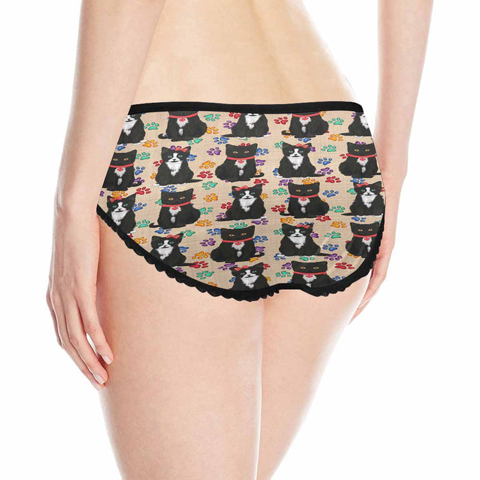 Tuxedo Cats Red  Women&#039;s All Over Print Classic Briefs