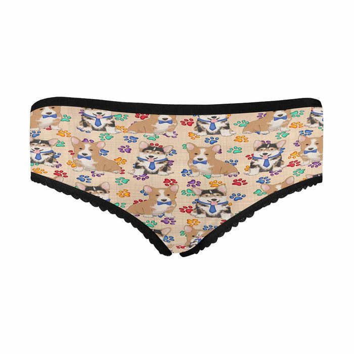 Corgi Dogs Blue  Women&#039;s All Over Print Classic Briefs