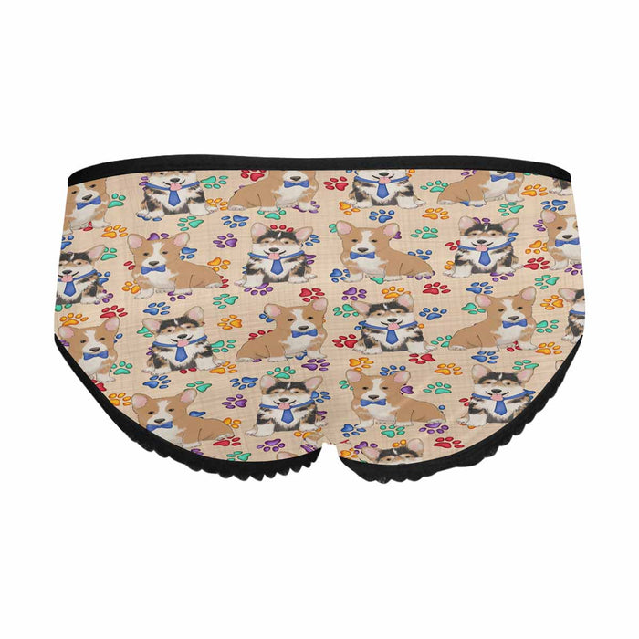 Corgi Dogs Blue  Women&#039;s All Over Print Classic Briefs