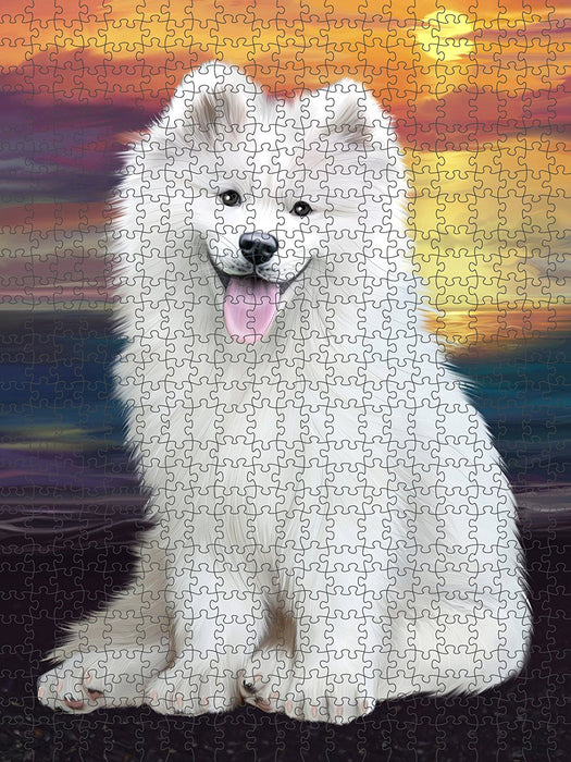 Samoyed Dog Puzzle with Photo Tin PUZL49419