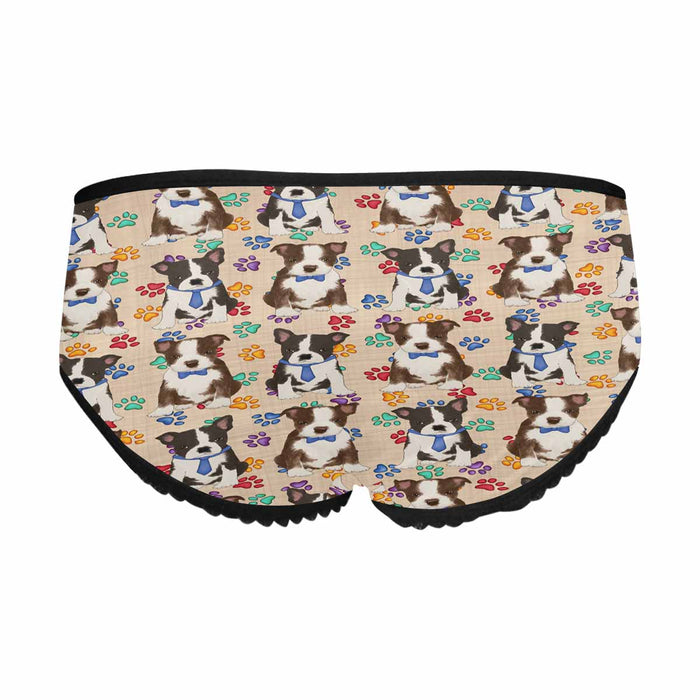 Boston Terrier Dogs Blue  Women&#039;s All Over Print Classic Briefs