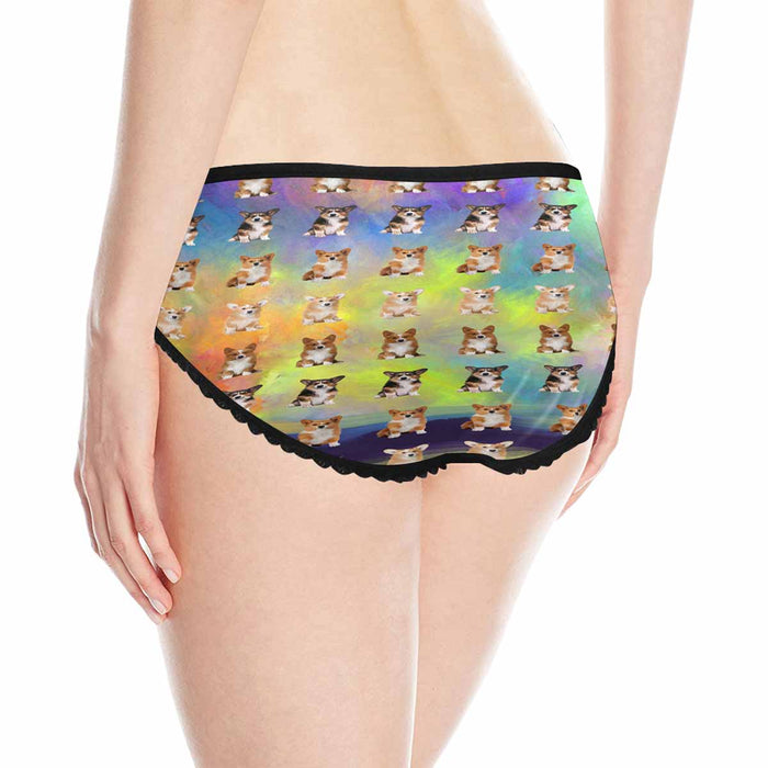 Welsh Corgi Dogs  Women&#039;s All Over Print Classic Briefs