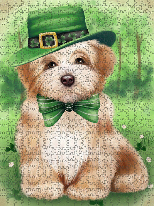 St. Patricks Day Irish Portrait Havanese Dog Puzzle with Photo Tin PUZL50640