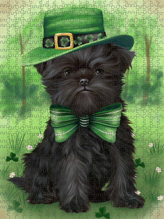 St. Patricks Day Irish Portrait Affenpinscher Dog Puzzle with Photo Tin PUZL49188 (300 pc.)