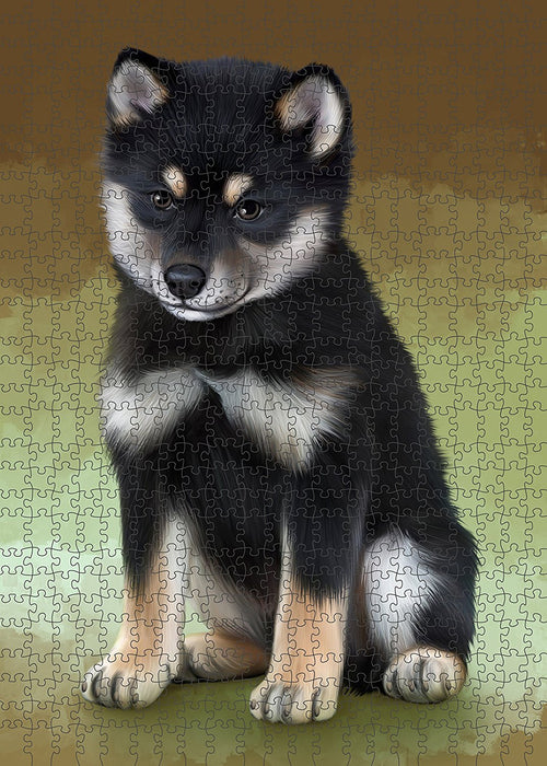 Shiba Inu Dog Puzzle with Photo Tin PUZL1659