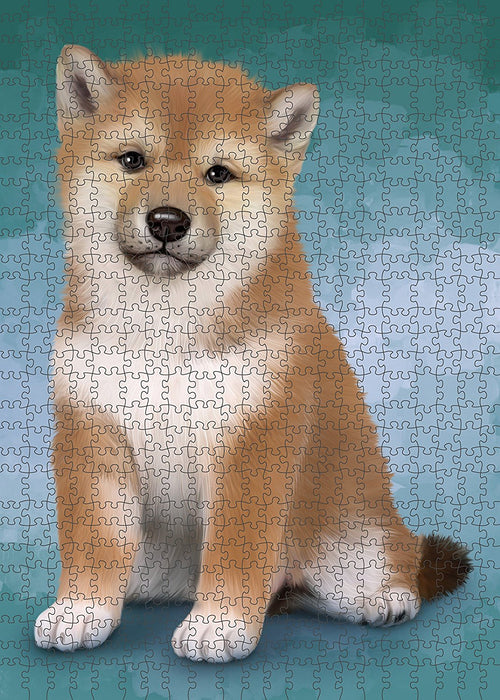 Shiba Inu Dog Puzzle with Photo Tin PUZL1662
