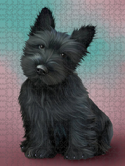Scottish Terrier Dog Puzzle with Photo Tin PUZL48930