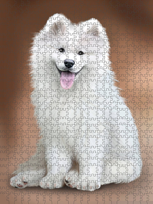 Samoyed Dog Puzzle with Photo Tin PUZL49431
