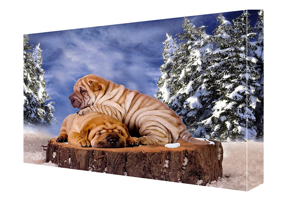 Shar Pei Canvas 18 x 24