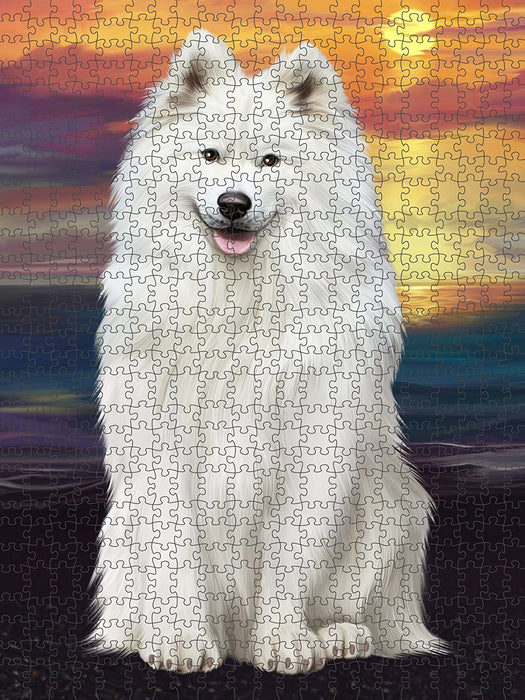 Samoyed Dog Puzzle with Photo Tin PUZL49416