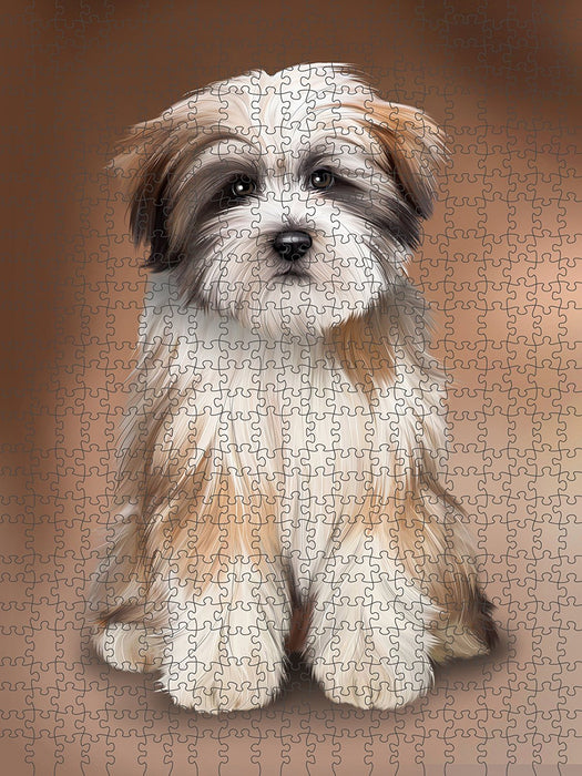 Tibetan Terrier Dog Puzzle with Photo Tin PUZL49452