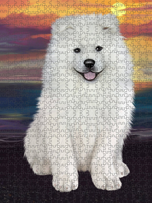 Samoyed Dog Puzzle with Photo Tin PUZL49428