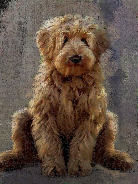 Wheaten Terrier Dog Puzzle with Photo Tin PUZL49173