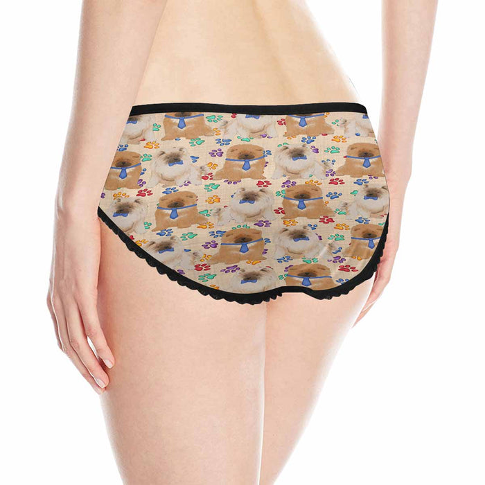 Chow Chow Dogs Blue  Women&#039;s All Over Print Classic Briefs