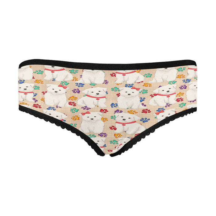 Maltese Dogs Red  Women&#039;s All Over Print Classic Briefs