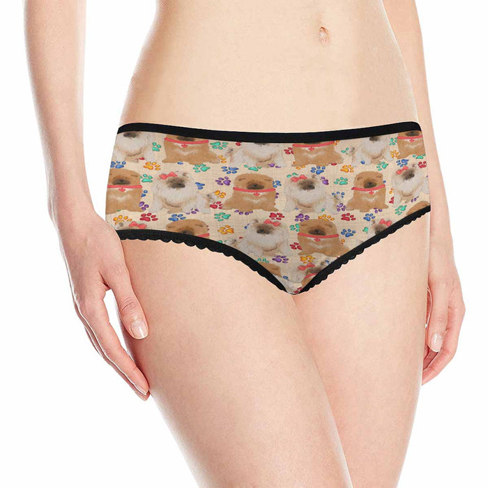 Chow Chow Dogs Red  Women&#039;s All Over Print Classic Briefs