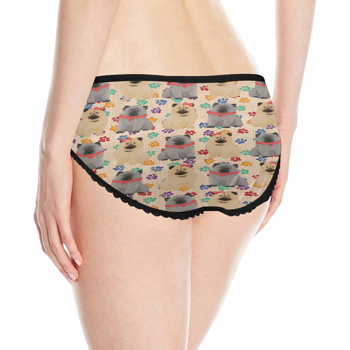 Keeshond Dogs Red  Women&#039;s All Over Print Classic Briefs