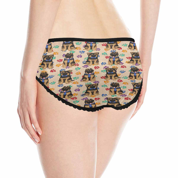 German Shepherd Dogs Blue  Women&#039;s All Over Print Classic Briefs