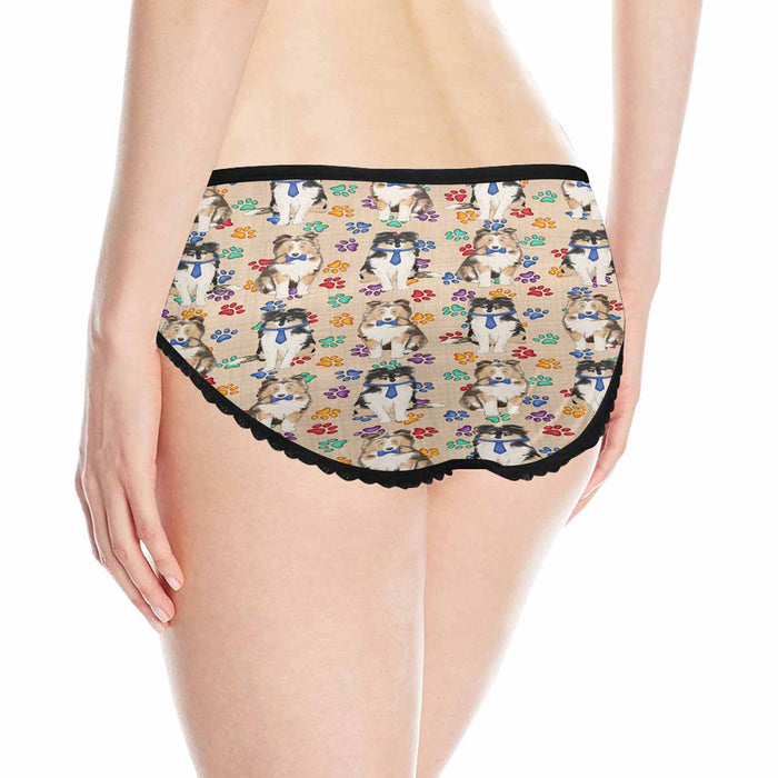 Shetland Sheepdog Blue  Women&#039;s All Over Print Classic Briefs