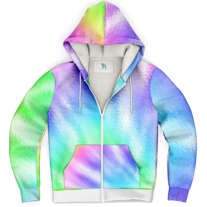 Watercolor Tie Dye Hoodie Microfleece Soft