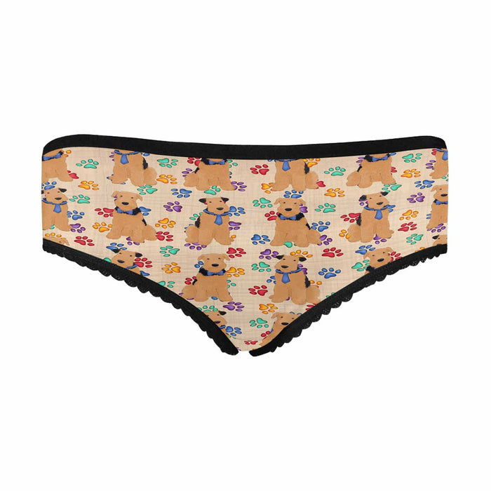 Airedale Dogs Blue  Women&#039;s All Over Print Classic Briefs