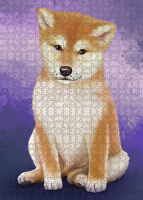 Shiba Inu Dog Puzzle with Photo Tin PUZL1665