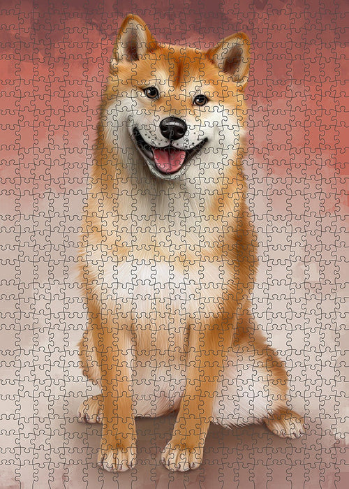 Shiba Inu Dog Puzzle with Photo Tin PUZL1656