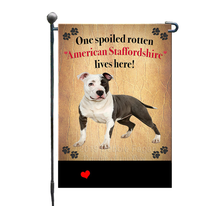 Personalized Spoiled Rotten American Staffordshire Terrier Dog GFLG-DOTD-A63080