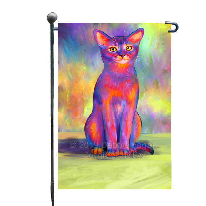 Personalized Paradise Wave Abyssinian Cat Custom Garden Flags GFLG-DOTD-A59992