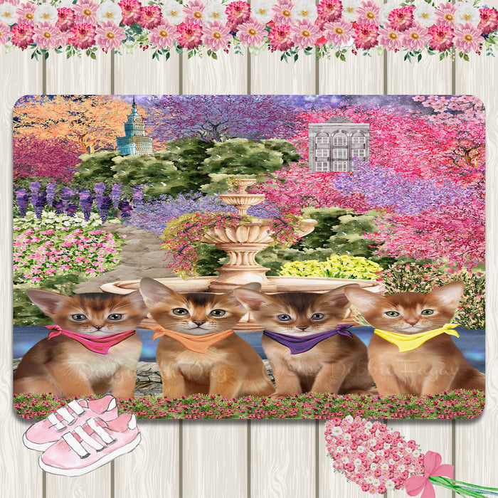 Abyssinian Cats Area Rug and Runner: Explore a Variety of Personalized Designs, Custom, Indoor Rugs Floor Carpet for Living Room and Home, Pet Gift for Cat Lovers