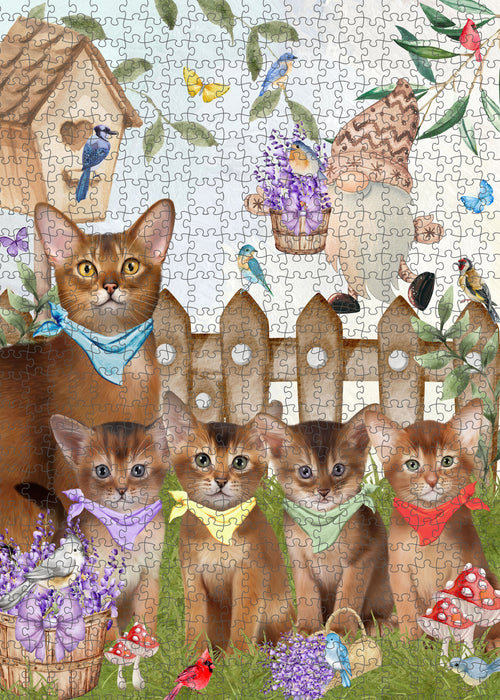 Abyssinian Jigsaw Puzzle for Adult, Interlocking Puzzles Games, Personalized, Explore a Variety of Designs, Custom, Cat Gift for Pet Lovers