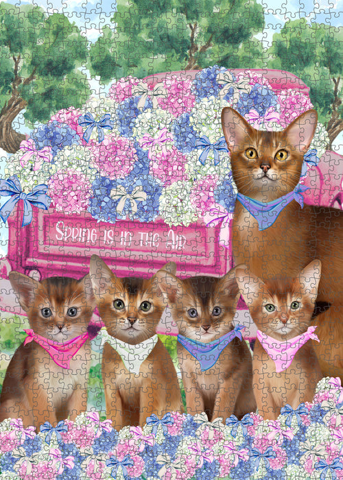 Abyssinian Jigsaw Puzzle: Explore a Variety of Personalized Designs, Interlocking Puzzles Games for Adult, Custom, Cat Lovers Gifts