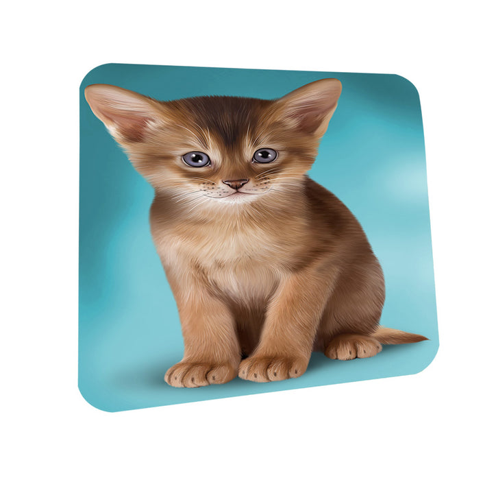 Abyssinian Cat Coasters Set of 4 CST54568