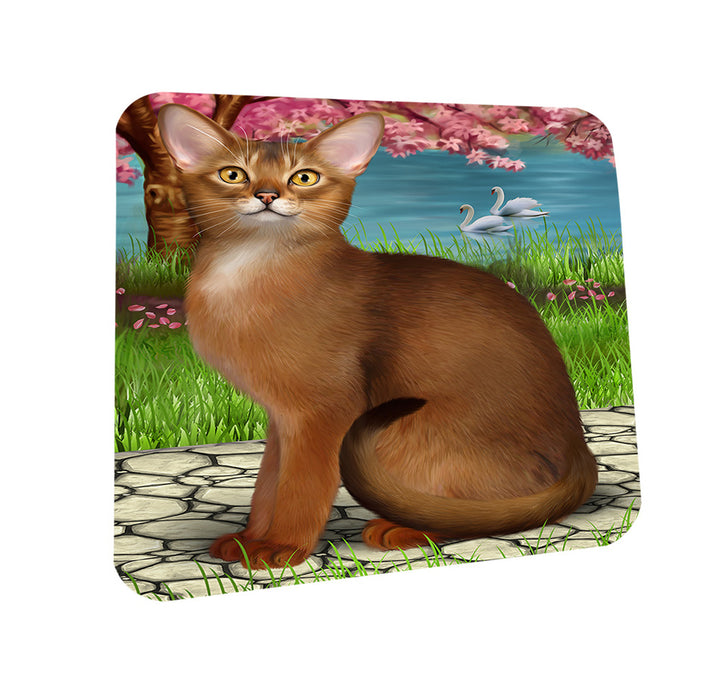 Abyssinian Cat Coasters Set of 4 CST54569