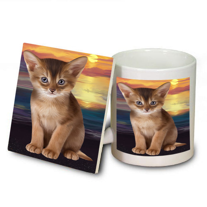 Abyssinian Cat Mug and Coaster Set MUC54606