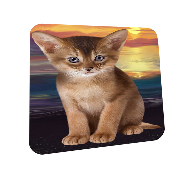 Abyssinian Cat Coasters Set of 4 CST54572