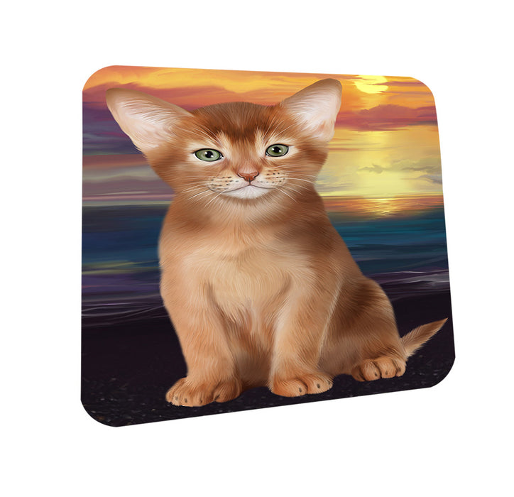Abyssinian Cat Coasters Set of 4 CST54573