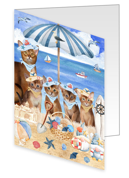 Abyssinian Greeting Cards & Note Cards with Envelopes: Explore a Variety of Designs, Custom, Invitation Card Multi Pack, Personalized, Gift for Pet and Cat Lovers