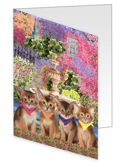 Abyssinian Greeting Cards & Note Cards, Explore a Variety of Personalized Designs, Custom, Invitation Card with Envelopes, Cat and Pet Lovers Gift